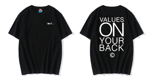 Logo Tee- Black/White (Small logo)