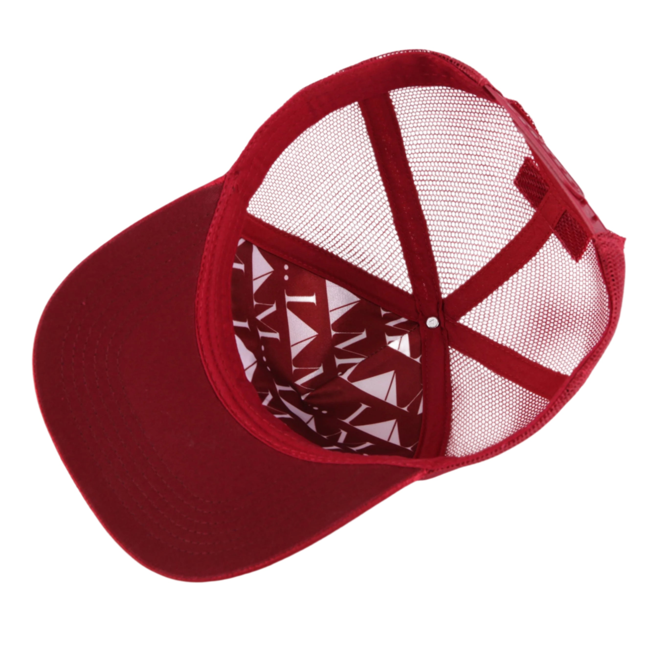 'TRUCKER HAT' - BURGANDY/WHITE