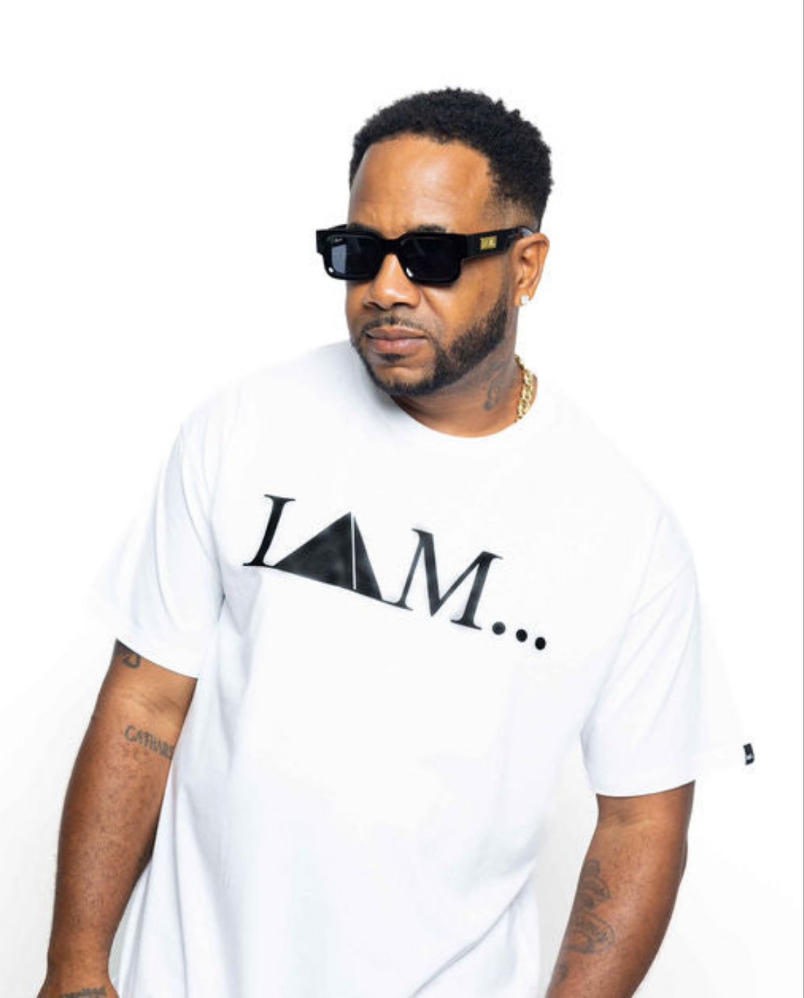 logo Tee - White / Black