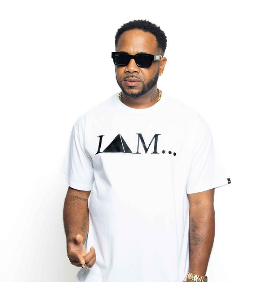 logo Tee - White / Black