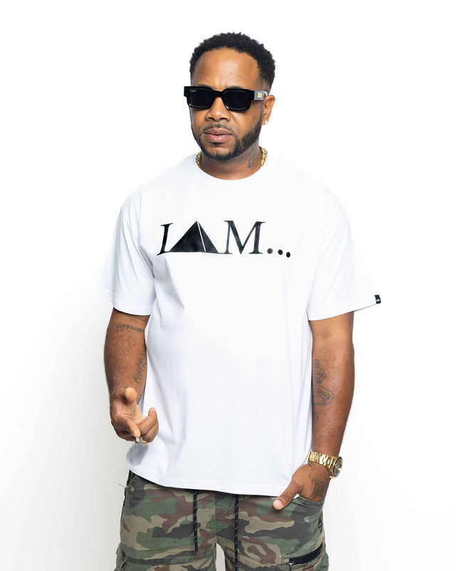 logo Tee - White / Black